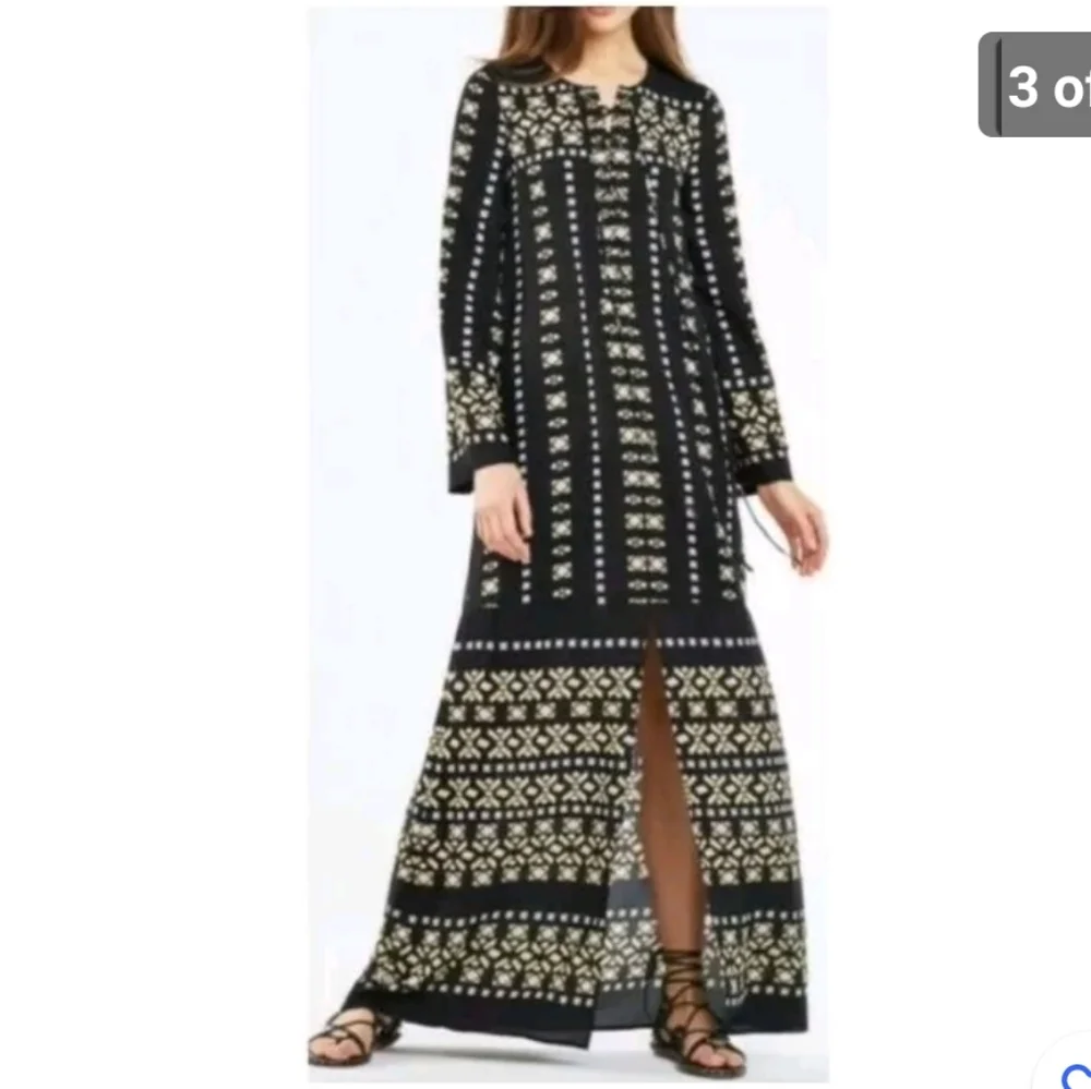 RARE BCBG MaxAzria Lianna Kaftan Maxi Dress XS - Picture 6 of 12